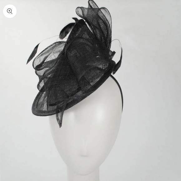 Fascinator Tea Party Headband, Derby Wedding Church Bridal Cocktail Feathers - Picture 1 of 5